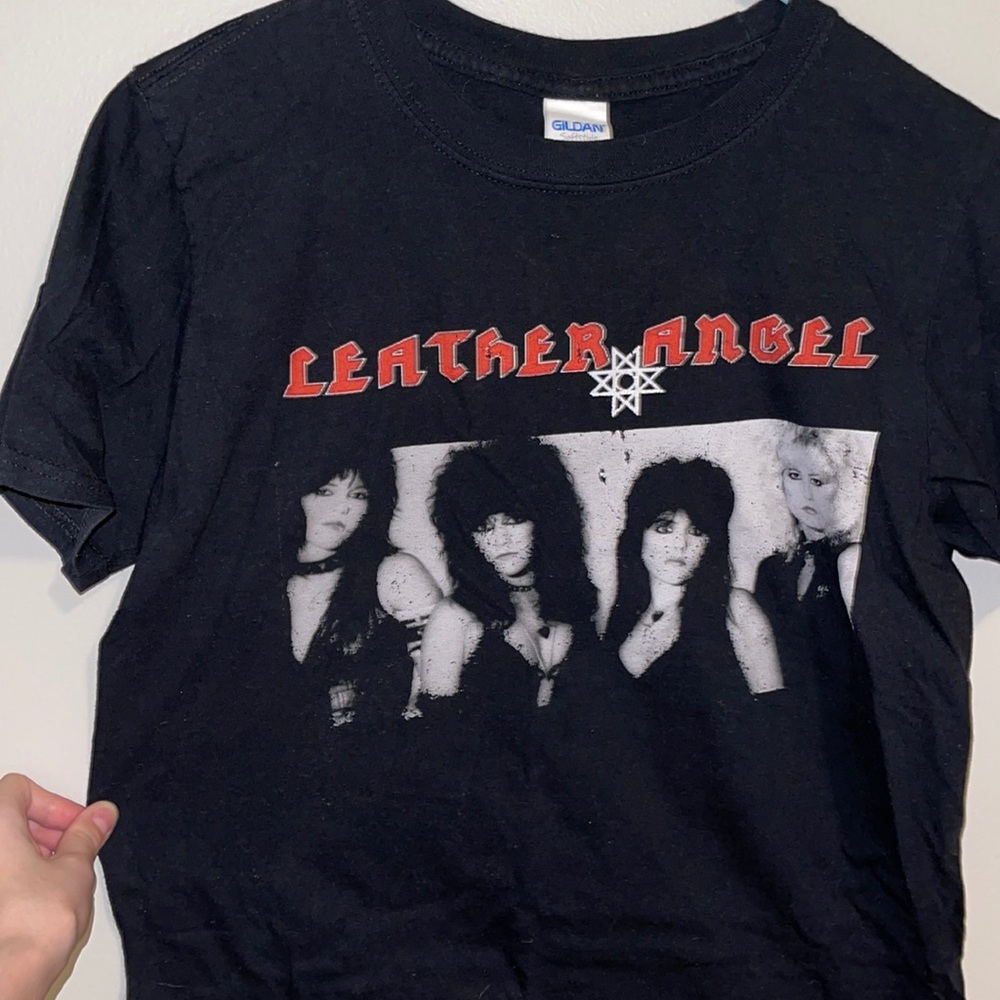 Leather Angel band shirt